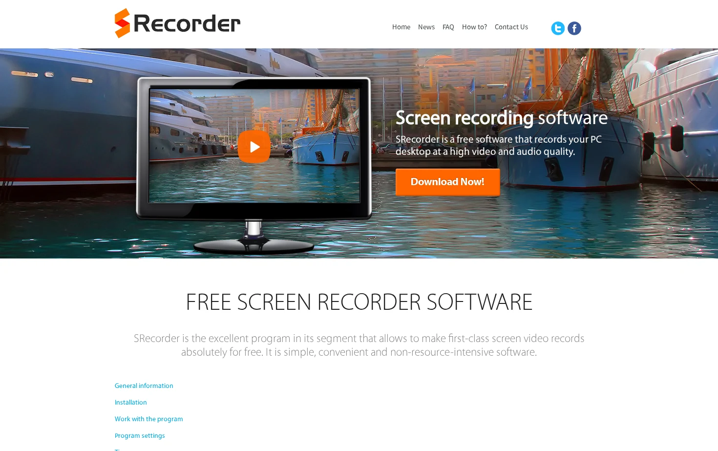 Free Screen Recorder. Video Capture Software. 页面快照
